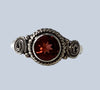 Garnet Sterling Silver Rings (Sizes 4-8)