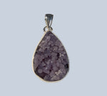 Grape Agate Sterling Silver Pendant