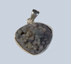 Grape Agate Sterling Silver Pendant