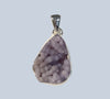 Grape Agate Sterling Silver Pendant