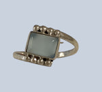 Chalcedony Sterling Silver Rings 4-10