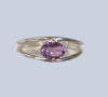 Amethyst Sterling Silver Rings (Size 8)