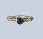 Sapphire Sterling Silver Rings ( 8- 10)