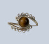 Tiger Eye Sterling Silver Rings (sizes 6 - 10)