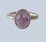 Amethyst Sterling Silver Rings (Size 7)