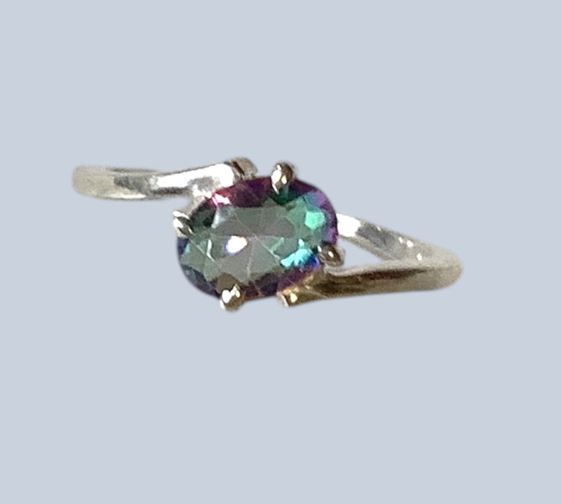 Mystic Topaz Sterling Silver Rings