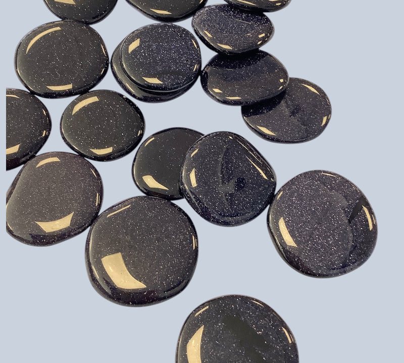 Blue Goldstone Stones