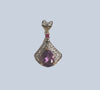 Amethyst Sterling Silver Pendants