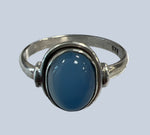 Chalcedony Sterling Silver Rings 4-10