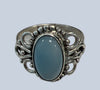 Chalcedony Sterling Silver Rings 4-10