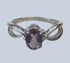 Amethyst Sterling Silver Rings (Sizes 6)