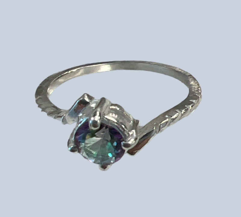 Mystic Topaz Sterling Silver Rings