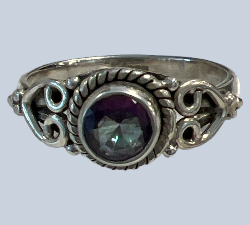 Mystic Topaz Sterling Silver Rings