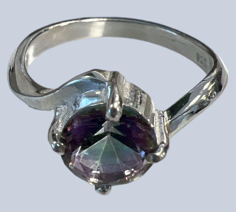 Mystic Topaz Sterling Silver Rings