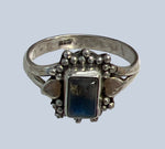 Labradorite Sterling Silver Rings (Sizes 4 to 5.5)