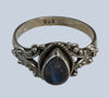 Labradorite Sterling Silver Rings (Size 7)