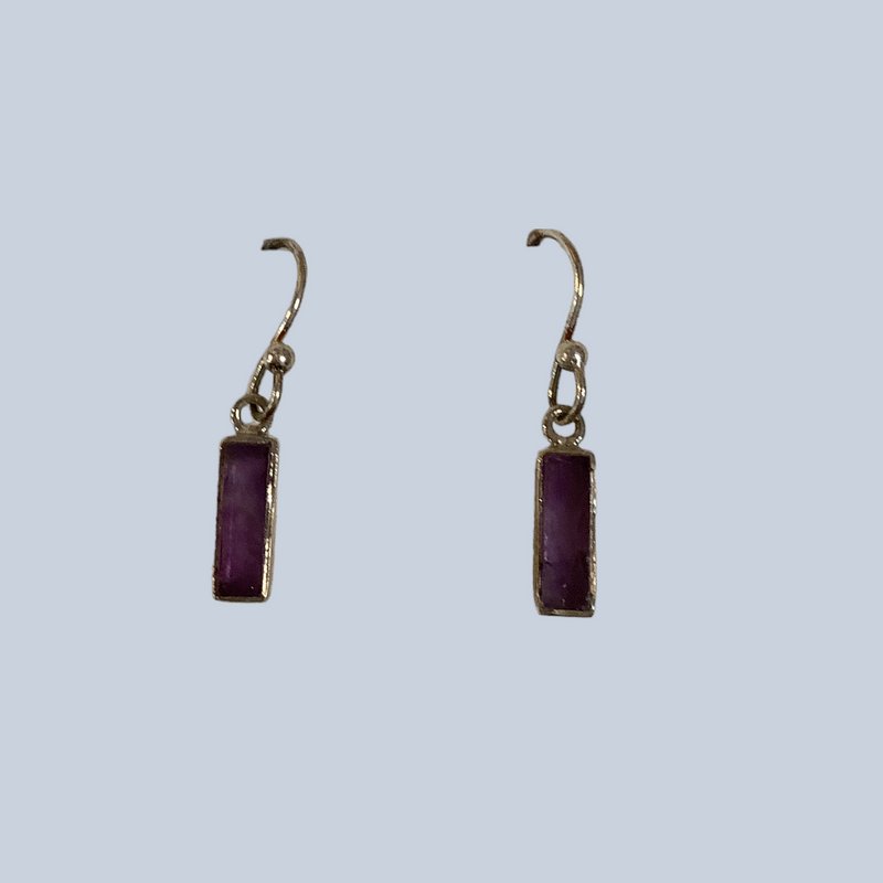 Amethyst Sterling Silver Earrings