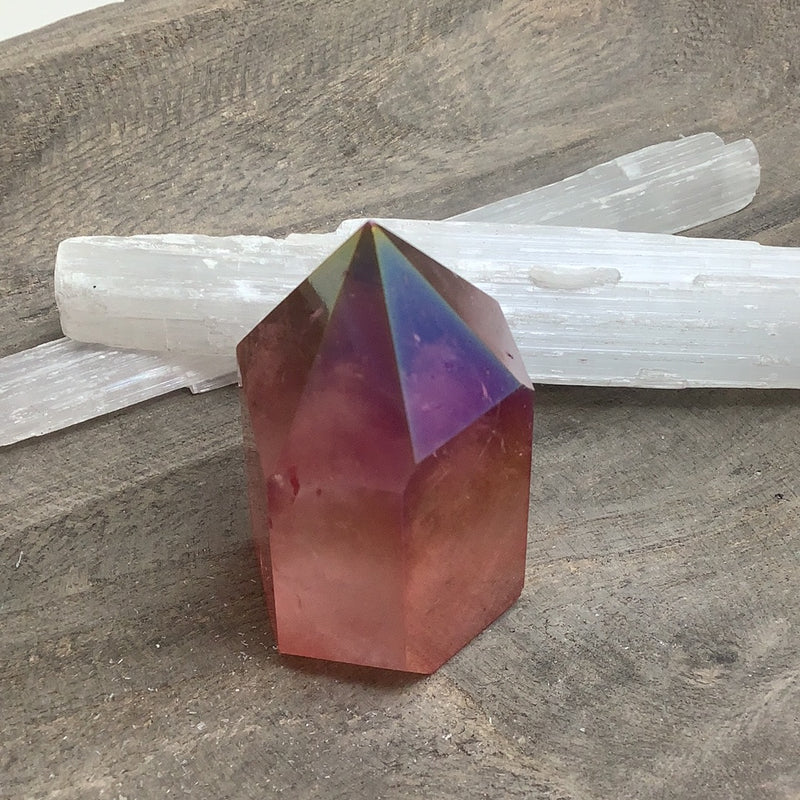 Sunset Aura Quartz Specimen