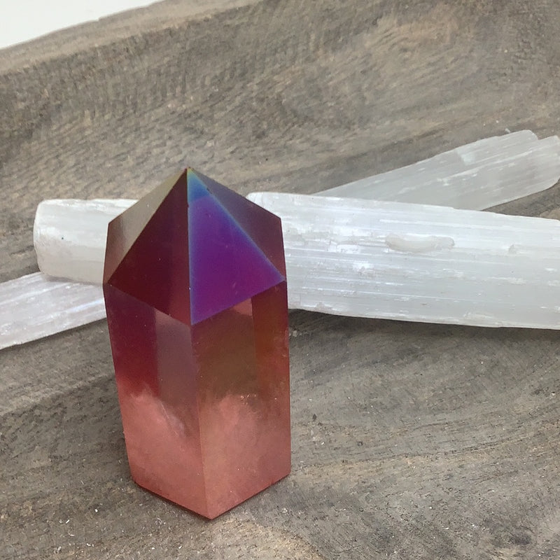 Sunset Aura Quartz Specimen