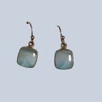 Larimar Sterling Silver Earrings